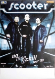 SCOOTER - 1999 - Plakat - In Concert - No Time to Chill Tour - Poster