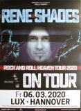 SHADES, RENE - PRETTY MAIDS - 2020 - Live In Concert Tour - Poster - Hannover