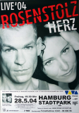 ROSENSTOLZ - 2004 - Live In Concert - Herz Tour - Poster - Hamburg