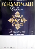 SCHANDMAUL - 2005 - Live in Concert - Mit Orchester - Akustik Tour - Poster
