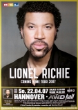 RICHIE, LIONEL - COMMODORES - 2007 - In Concert Tour - Poster - Hannover