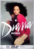 ROSS, DIANA - 1982 - Plakat - Who Do Fools Tour - Poster - Mnchen - A