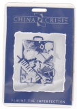 CHINA CHRISIS - 1985 - Backstage Pass - Flaunt The Imperfection Tour***