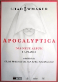 APOCALYPTICA - 2015 - Promotion - Plakat - Shadowmaker - Poster - B