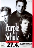 PURPLE SCHULZ - 1987 - Plakat - In Concert - Tourposter - Hamburg