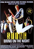 STING - THE POLICE - 1985 - Plakat - Film - Bring on the Night - Poster