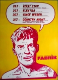 FABRIK - KALENDER - 1982 - Elektra - Vince Weber - First Step - Poster - Hamburg