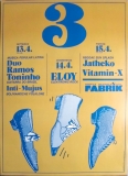 FABRIK - KALENDER - 1983 - In Concert - Eloy - Vitamin X - Poster - Hamburg