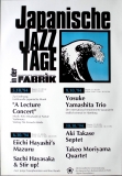 JAPANISCHE JAZZ TAGE - 1994 - Plakat - Japan - In Concert - Poster - Hamburg