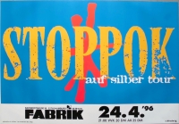 STOPPOK - 1996 - Plakat - In Concert - Auf Silber Tour - Poster - Hamburg