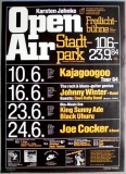 STADTPARK - 1984 - Plakat - Kajagoogoo - Johnny Winter - Poster - Hamburg