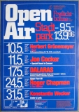 STADTPARK - 1986 - Plakat - Herbert Grnemeyer - Joe Cocker - Poster - Hamburg