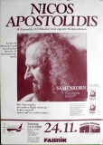 APOSTOLIDIS, NICOS - 1990 - Plakat - Samenkorn Tour - Poster - Hamburg