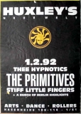 PRIMITIVES - 1992 - Plakat - Stiff Little Fingers - Thee Hypnotics - Poster - Be