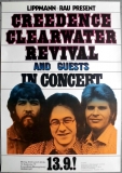 CREEDENCE CLEARWATER REVIVAL - 1971 - Gnther Kieser - Poster - Frankfurt