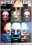 RAMSEY LEWIS TRIO - 1973 - Funky Serenity - Gnther Kieser - Poster - Frankfurt