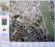 BONN - 1999 - Plakat - Luftbild - Luftbildplan - Poster***