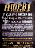 AMPHI FESTIVAL - 2019 - In Extremo - Lord of the Lost - Nitzer Ebb - Poster - Kln***