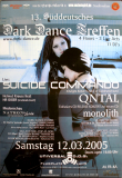 DARK DANCE TREFFEN 13. - 2005 - Suicide Commando - Qntal - Poster - Lahr