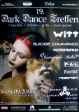 DARK DANCE TREFFEN 19. - 2006 - Joachim Witt - Rotersand - Fabrik C - Poster - Lahr
