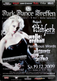 DARK DANCE TREFFEN 32. - 2009 - Project Pitchfork - Welle Erdball - Poster - Lahr