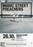 MANIC STREET PREACHERS - 1998 - Live In Concert Tour - Poster - Dsseldorf
