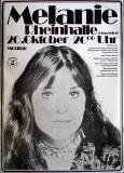 MELANIE - 1973 - Plakat - Concert - Stoneground Words Tour - Poster - Dsseldorf