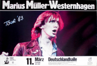 WESTERNHAGEN, MARIUS MLLER - 1983 - Plakat - Herz....Tour - Poster - Berlin