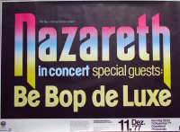 NAZARETH - 1977 - Plakat - In Concert Tour - Poster - Düsseldorf