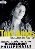 AMOS, TORI - 1996 - Plakat - In Concert - Dew Drop Inn Tour - Poster - Dsseldorf