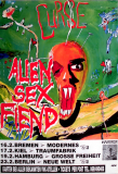 ALIEN SEX FIEND - 1990-02 - Plakat - In Concert - Curse Tour - Poster