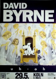 BYRNE, DAVID - TALKING HEADS - 1992 - Plakat - In Concert Tour - Poster - Kln
