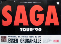 SAGA - 1990 - Plakat - In Concert - Beginners Guide to... Tour - Poster