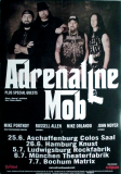 ADRENALIN MOB - 2012 - Plakat - In Concert - Omerta Tour - Poster