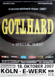 GOTTHARD - 2007 - Plakat - In Concert - Domino Effect Tour - Poster - Kln