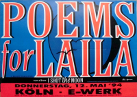 POEMS FOR LEILA - 1994 - In Concert - I Shot the Moon Tour - Poster - Kln
