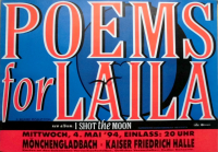 POEMS FOR LEILA - 1994 - I Shot the Moon Tour - Poster - Mnchengladbach