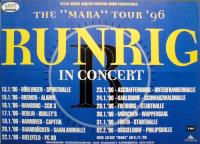 RUNRIG - 1996 - Plakat - In Concert - Mara Tour - Poster