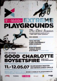 EXTREME PLAYGROUNDS - 2007 - Cood Charlotte - Boysetsfire Poster - Herten