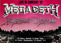 MEGADETH - 1987 - Plakat - Concert - Peace Sells but whos Buying Tour - Poster