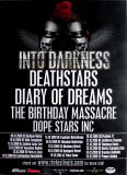 INTO DARKNESS - 2009 - Plakat - Deathstars - Diary of Dreams - Tour - Poster