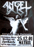 ANGEL DUST - 2001 - Tankard - Enlighten the Darkness Tour - Poster - Bochum
