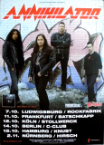 ANNIHILATOR - 2010 - Plakat - In Concert Tour - Poster