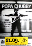 POPA CHUBBY - 2000 - Plakat - In Concert - Howd a white Boy...Tour - Poster - Krefeld