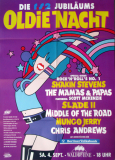 OLDIE NACHT - 1993 - Plakat - Shakin Stevens - Slade - Poster - Berlin