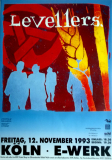 LEVELLERS - 1993 - Plakat - In Concert Tour - Poster - Köln