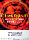 SCHANDMAUL - 2006 - In Concert - Mit Leib uns Seele Tour - Poster - Oberhausen