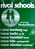 RIVAL SCHOOLS - 2002 - Plakat - In Concert - United by Fate Tour - Poster