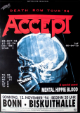 ACCEPT - 1994 - Plakat - In Concert - Death Row Tour - Poster - Bonn