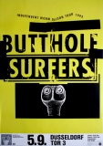 BUTTHOLE SURFERS - 1993 - In Concert - Independent Worm - Poster - Dsseldorf